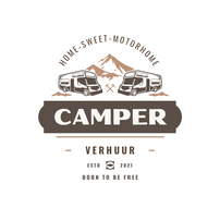 Camping Logo with Mountains and Camper Vans(1) kopie